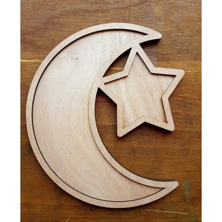 Crescent Moon and Star Tray